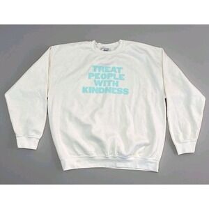Harry Styles Treat People With Kindness Sweatshirt Size XL Mock Crewneck TPWK